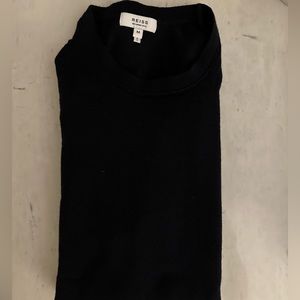 Reiss Navy Merino Wool Sweater